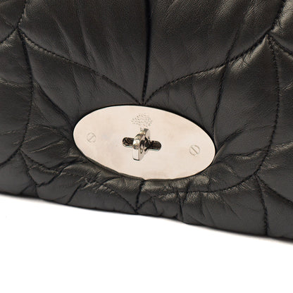 Mulberry Shoulder Bag Little Softie in Black, Calfskin Leather — Lifestyle View