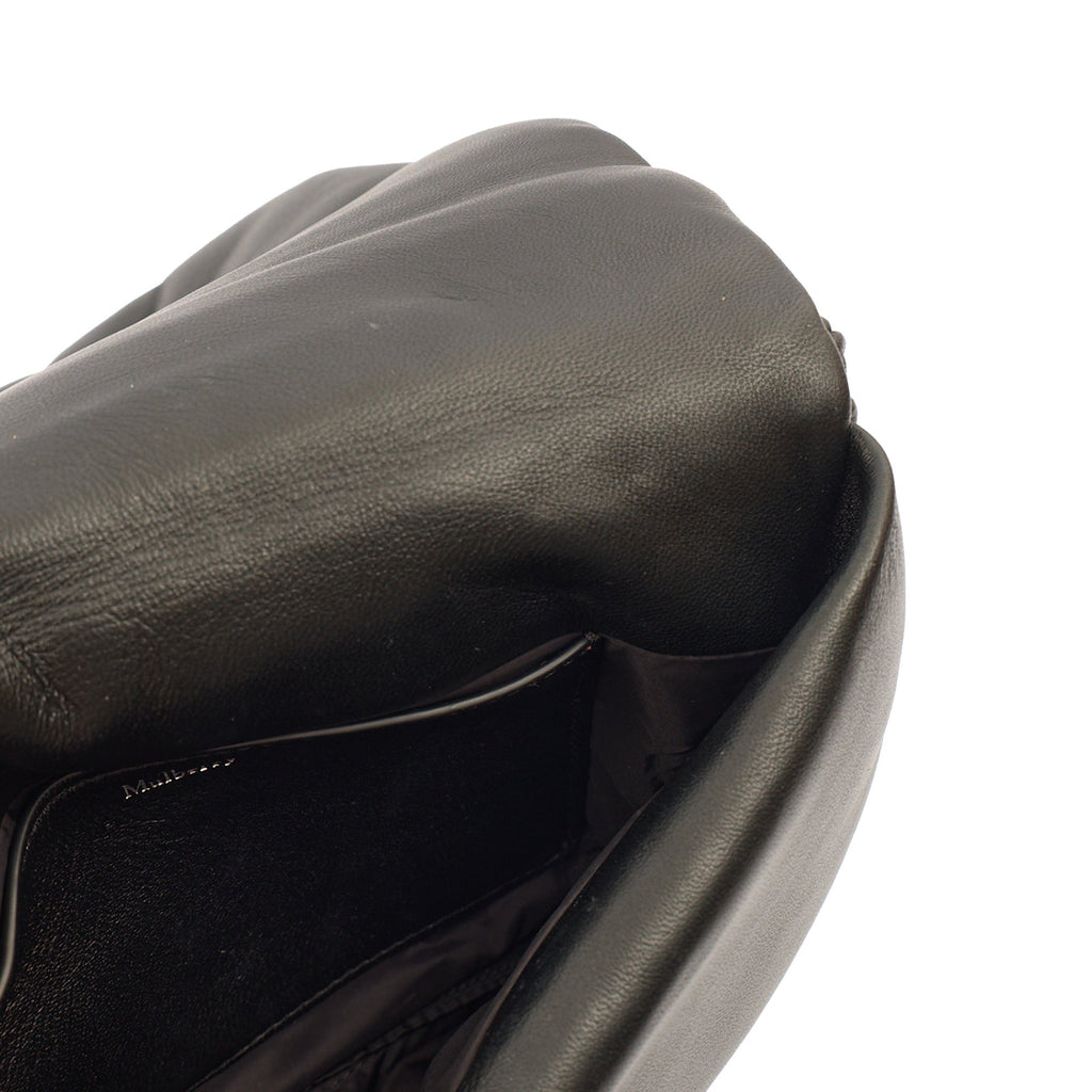 Mulberry Shoulder Bag Little Softie in Black, Calfskin Leather — Detail View