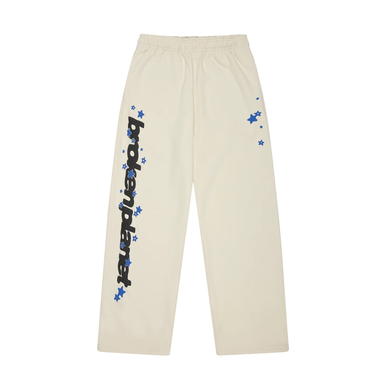 Broken Planet All The Stars Sweatpants - Ivory White — XXS — Front View