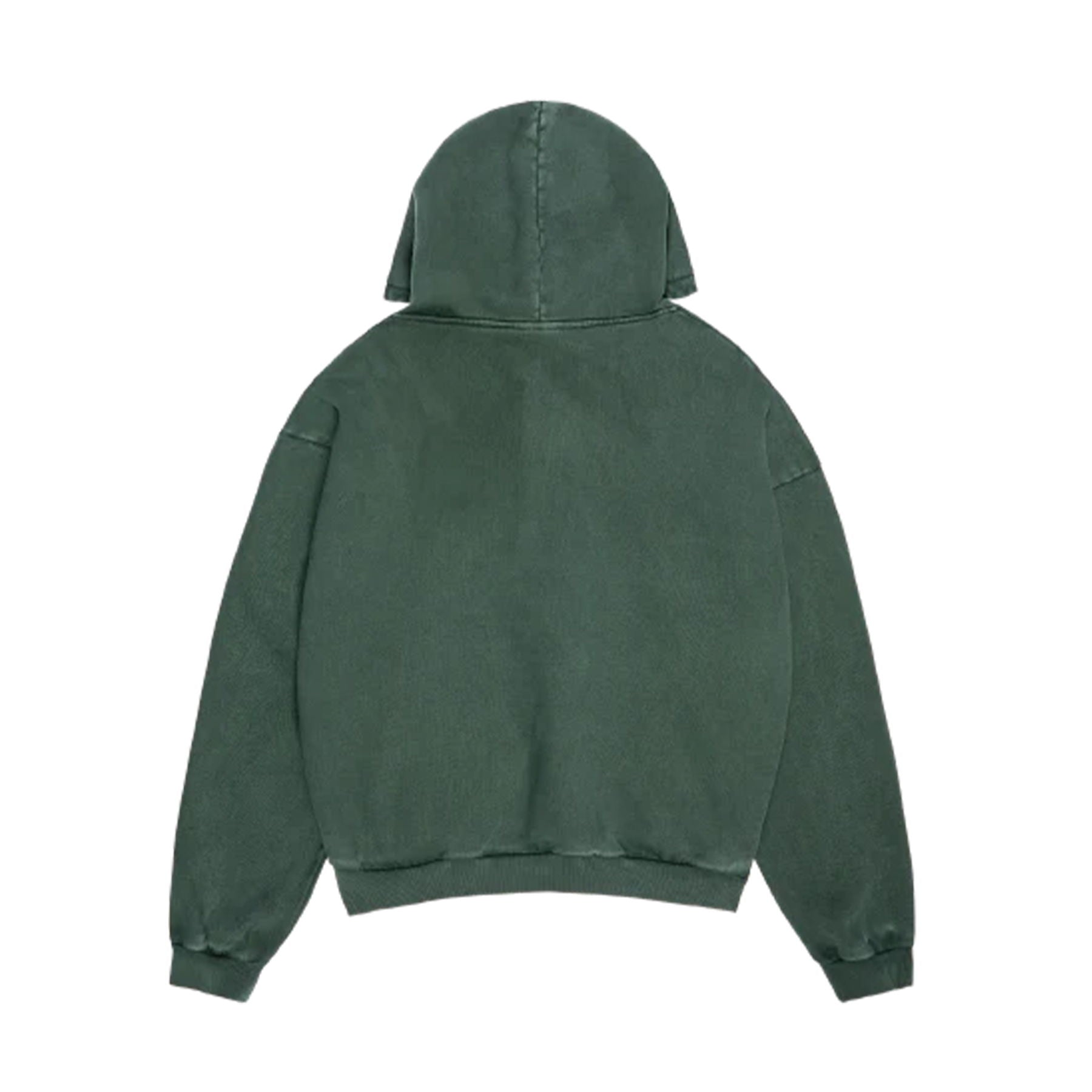Broken Planet Basics Hoodie 'Washed Emerald Green' — XXS — Side View