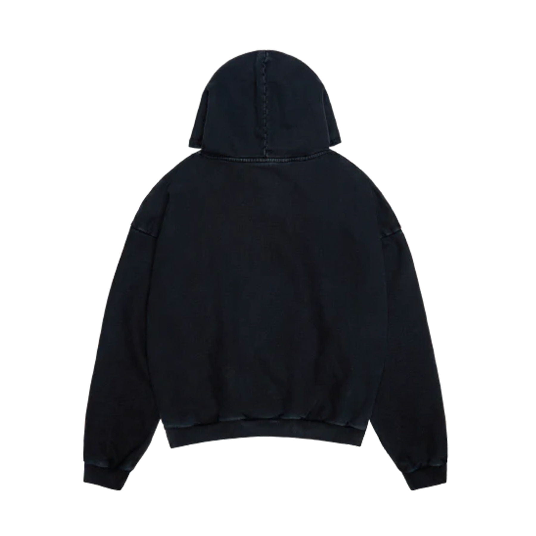 Broken Planet Basics Hoodie 'Washed Midnight Black' — XXS — Side View