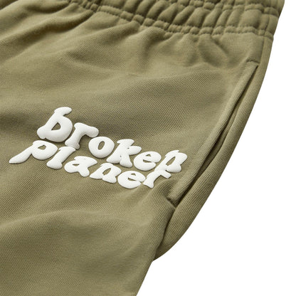 Broken Planet x KG Sweat Pants 'Olive Green' — XXS — Back View