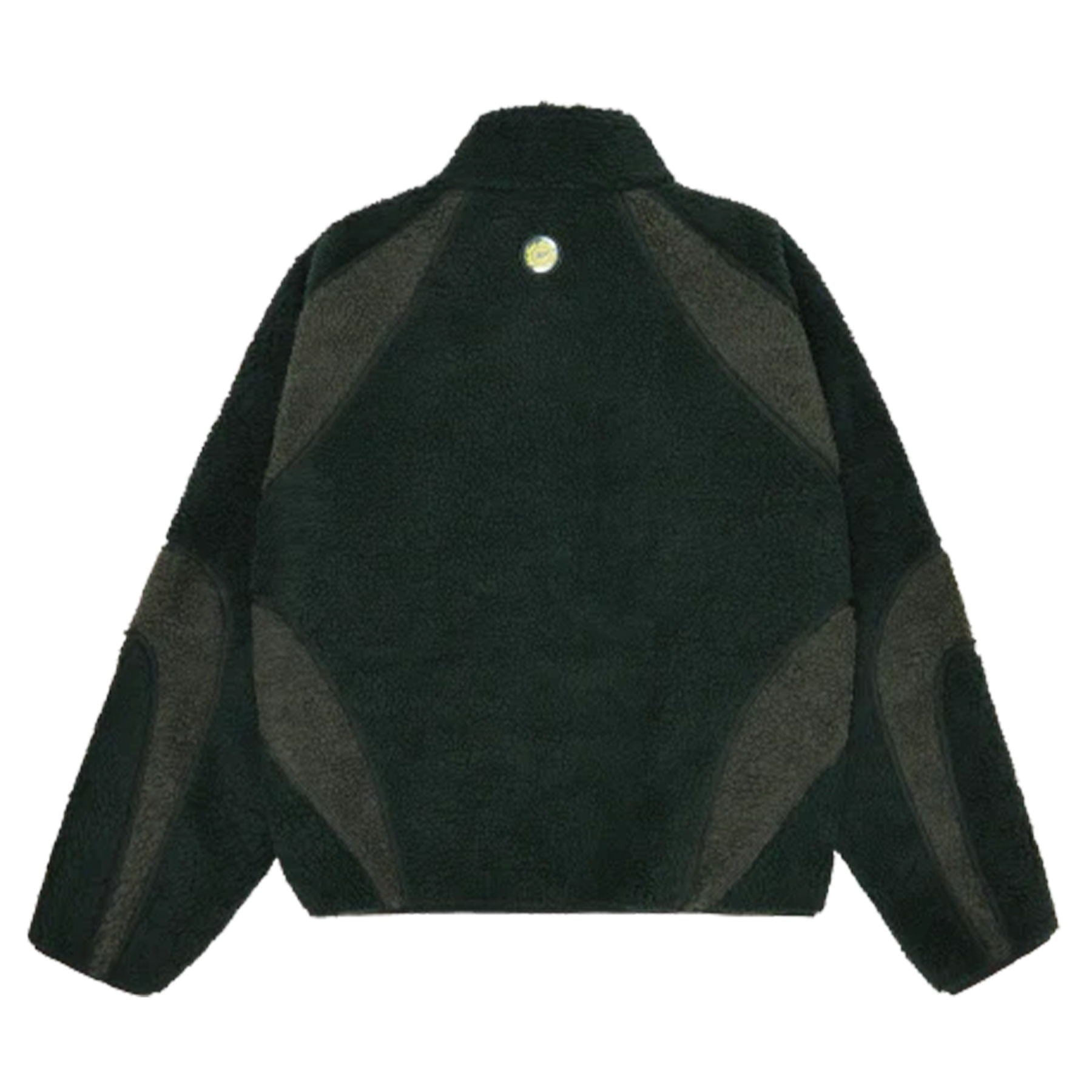 Broken Planet Polar Fleece 'Emerald Green' — XXS — Side View