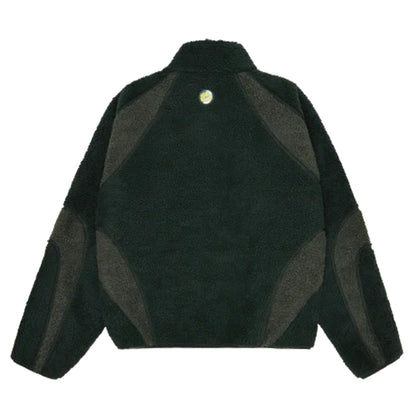 Broken Planet Polar Fleece 'Emerald Green' — XXS — Side View