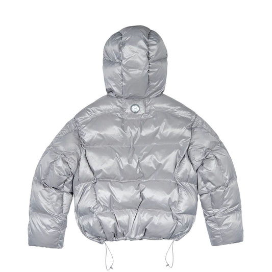 Broken Planet Puffer Jacket 'Silver' — XXS — Side View