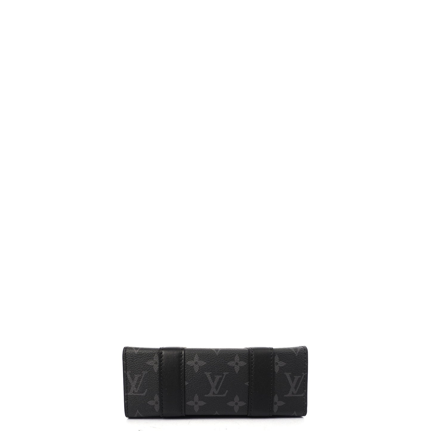 Louis Vuitton Tote Sac Plat in Monogram Eclipse, Canvas — Top View