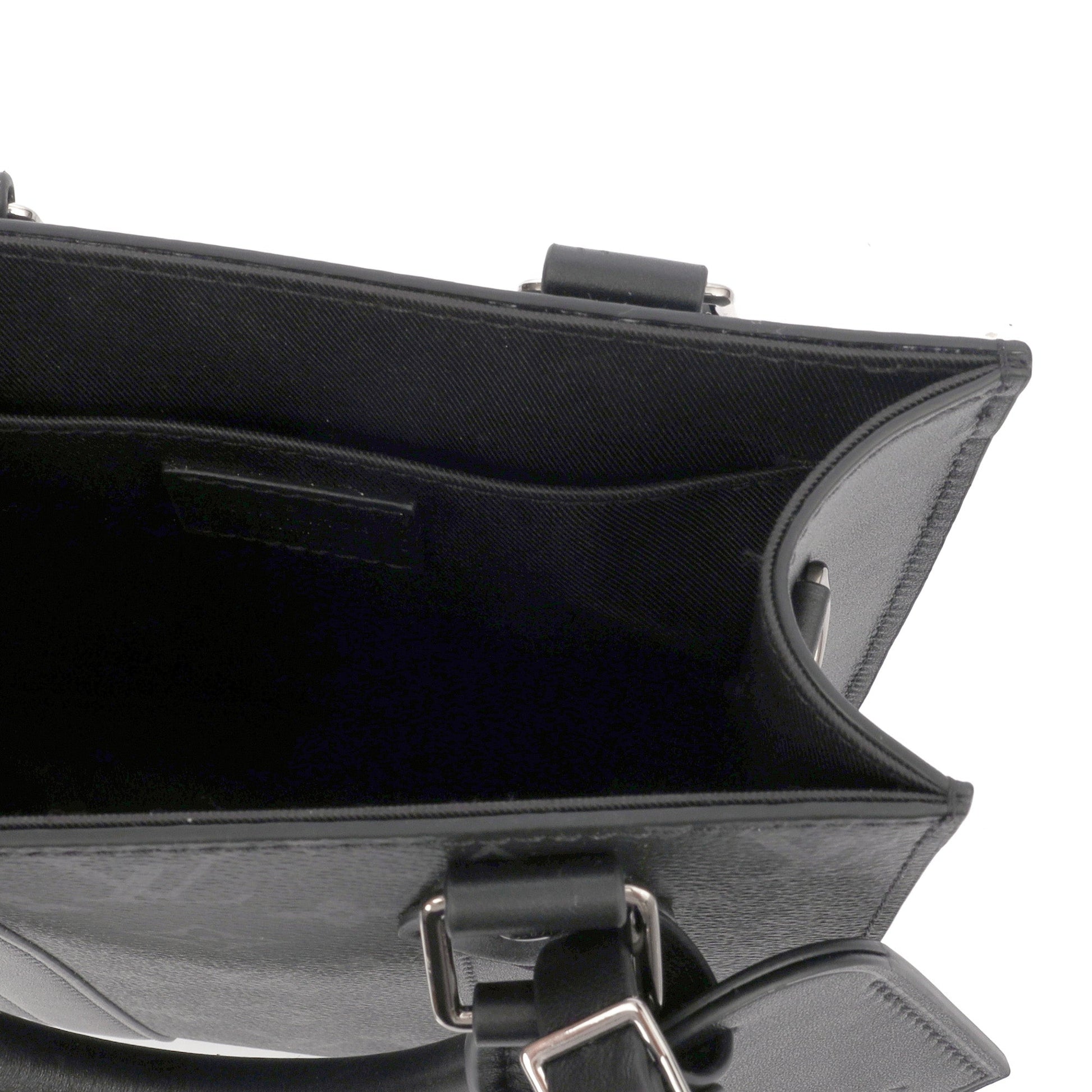 Louis Vuitton Tote Sac Plat in Monogram Eclipse, Canvas — Alternate View 14