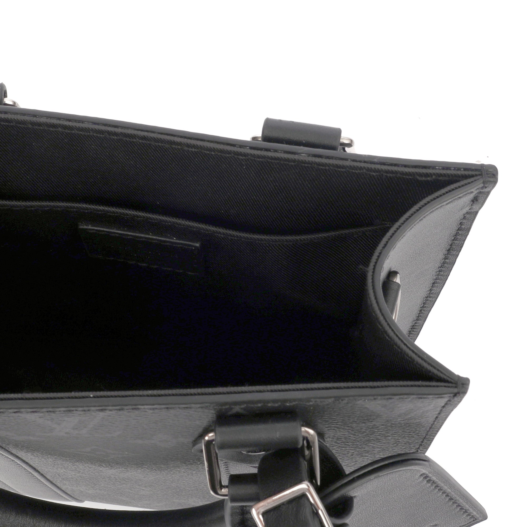 Louis Vuitton Tote Sac Plat in Monogram Eclipse, Canvas — Alternate View 14