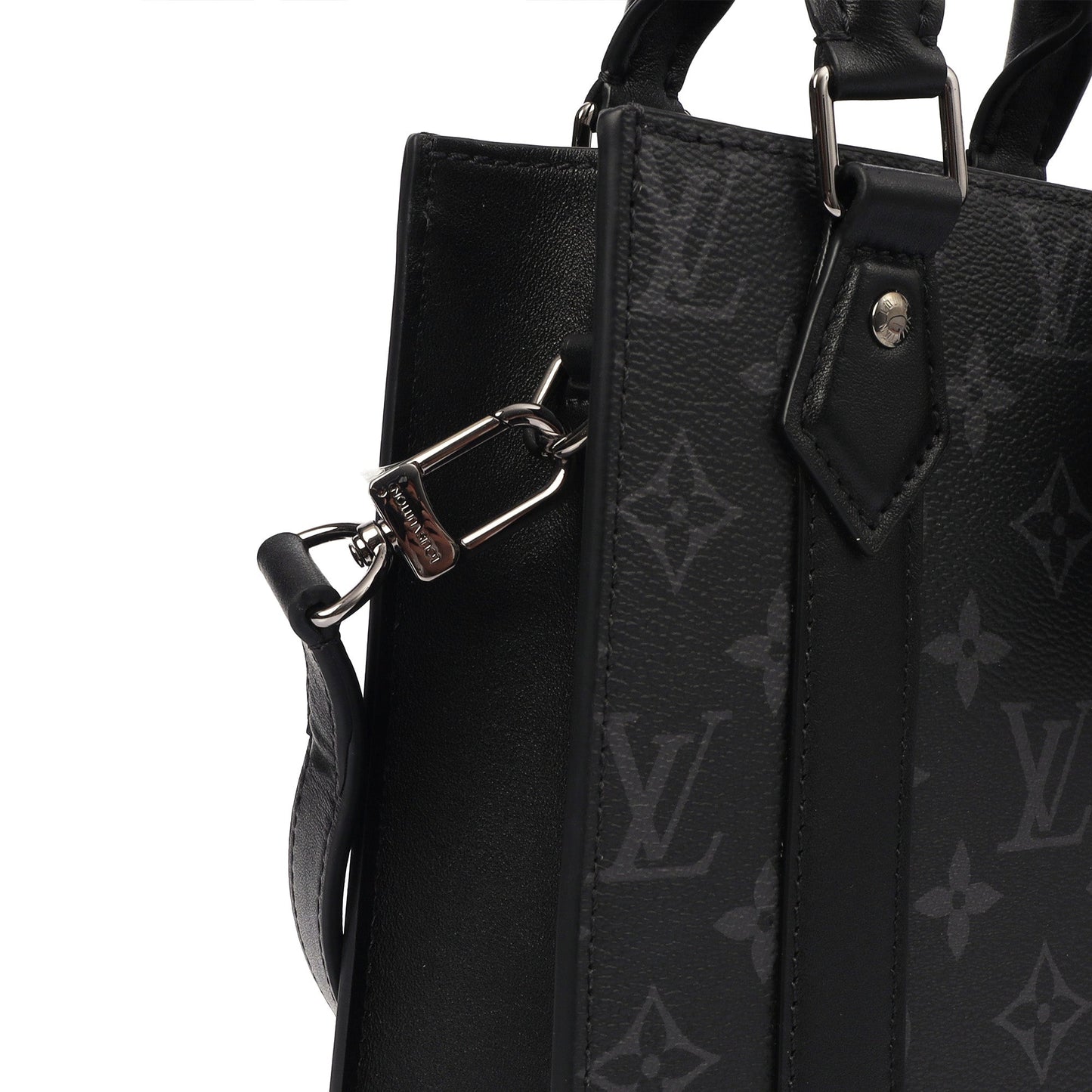 Louis Vuitton Tote Sac Plat in Monogram Eclipse, Canvas — Alternate View 12