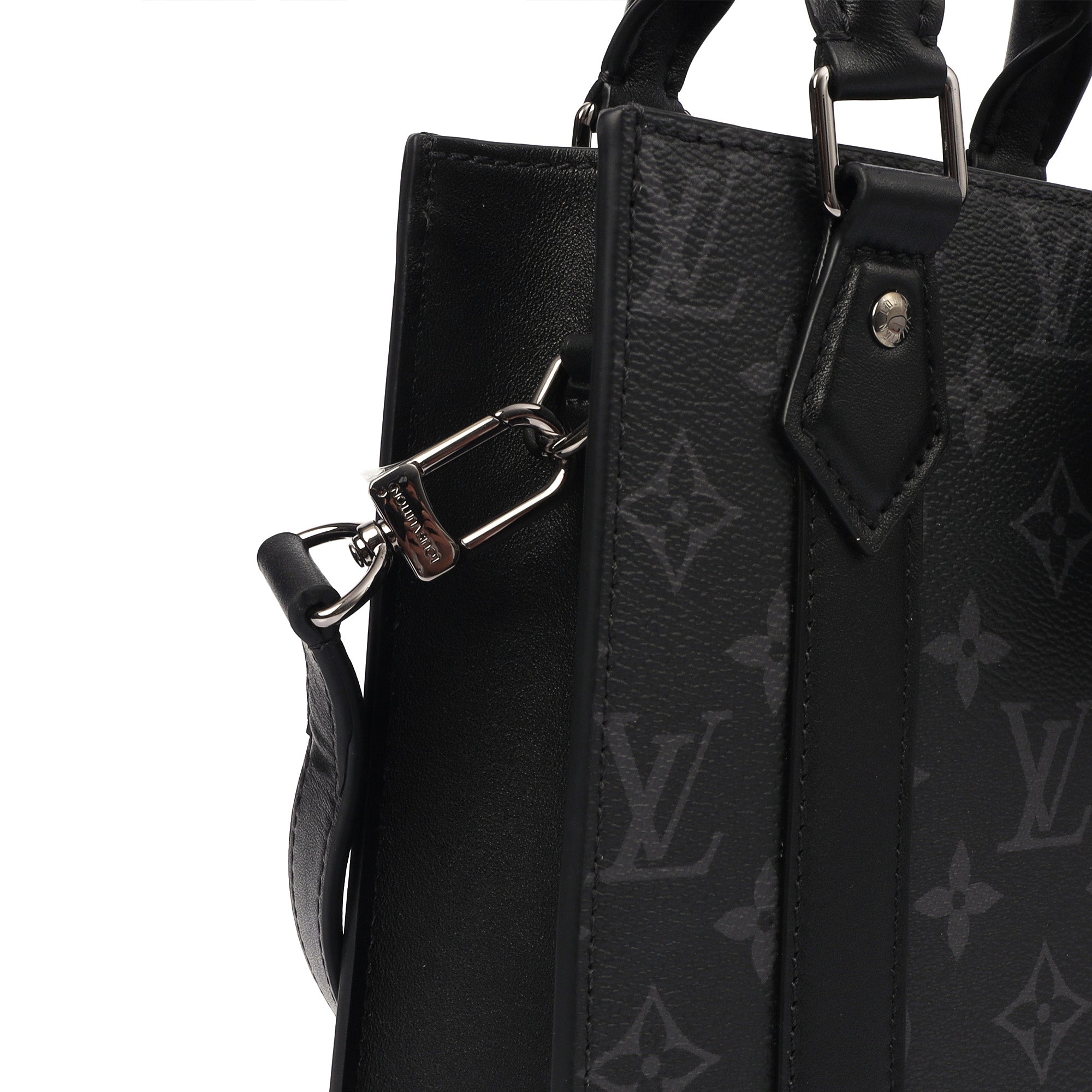 Louis Vuitton Tote Sac Plat in Monogram Eclipse, Canvas — Alternate View 12