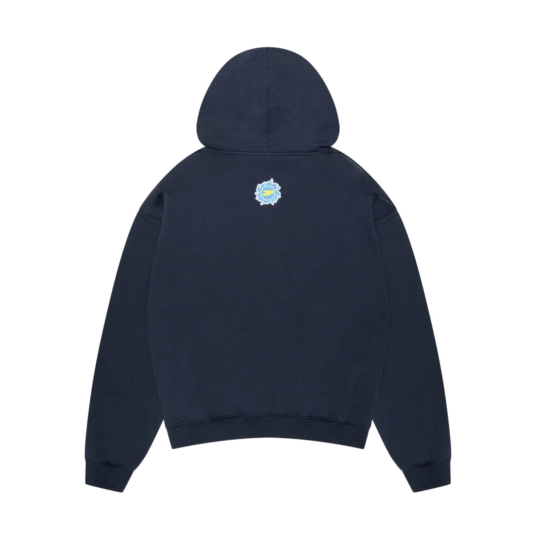 Broken Planet Hoodie 'Space Club' - Outer Space Blue — XXS — Side View
