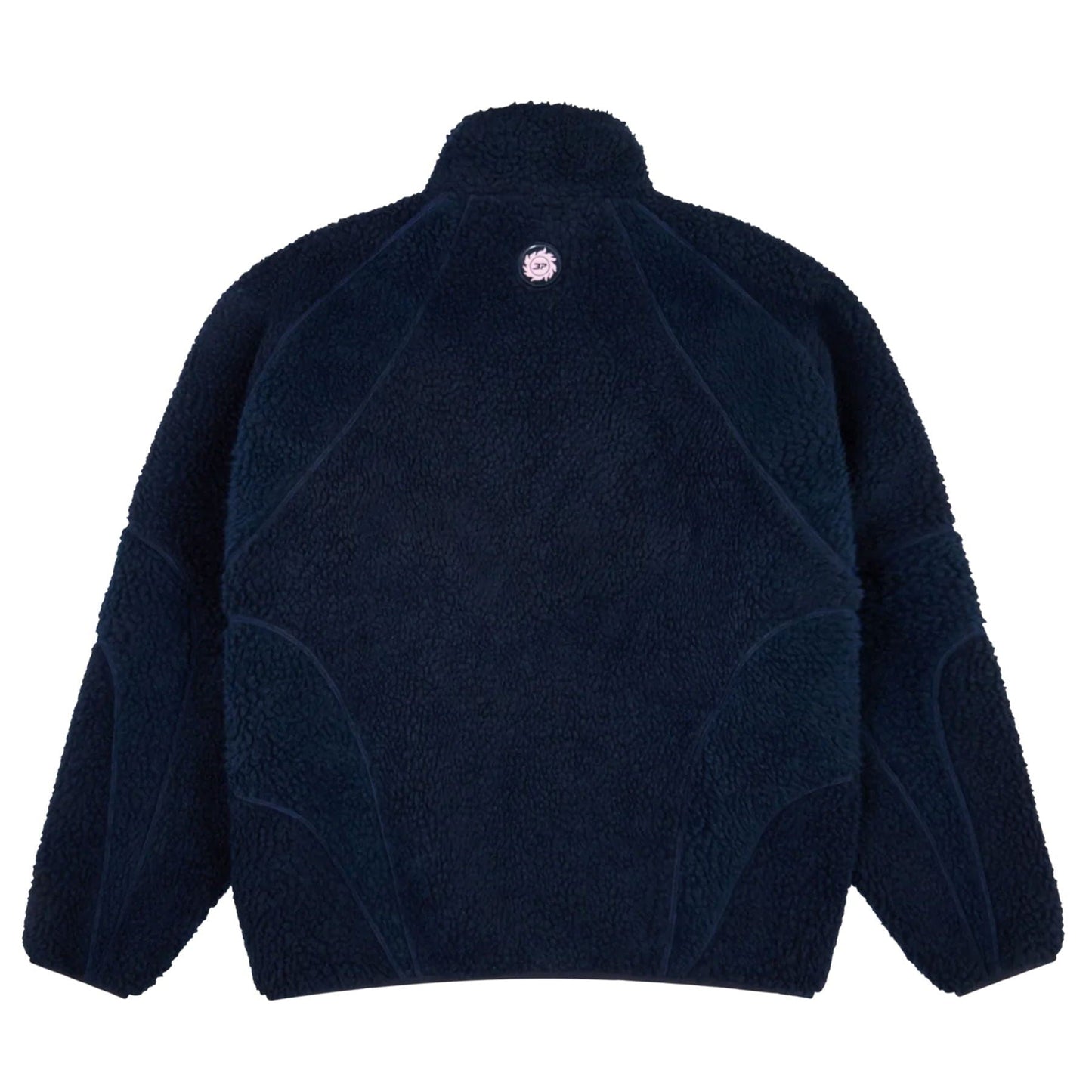 Broken Planet Polar Fleece 'Dark Blue' — XXS — Side View