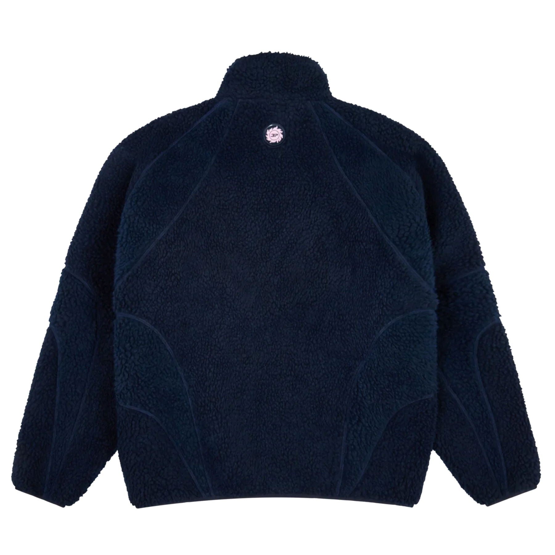 Broken Planet Polar Fleece 'Dark Blue' — XXS — Side View