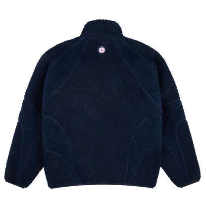 Broken Planet Polar Fleece 'Dark Blue' — XXS — Side View
