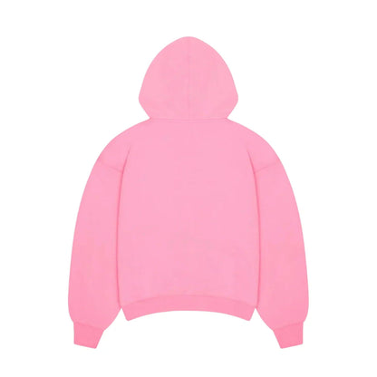Broken Planet Zip Up Hoodie 'Candy Pink' — XXS — Side View