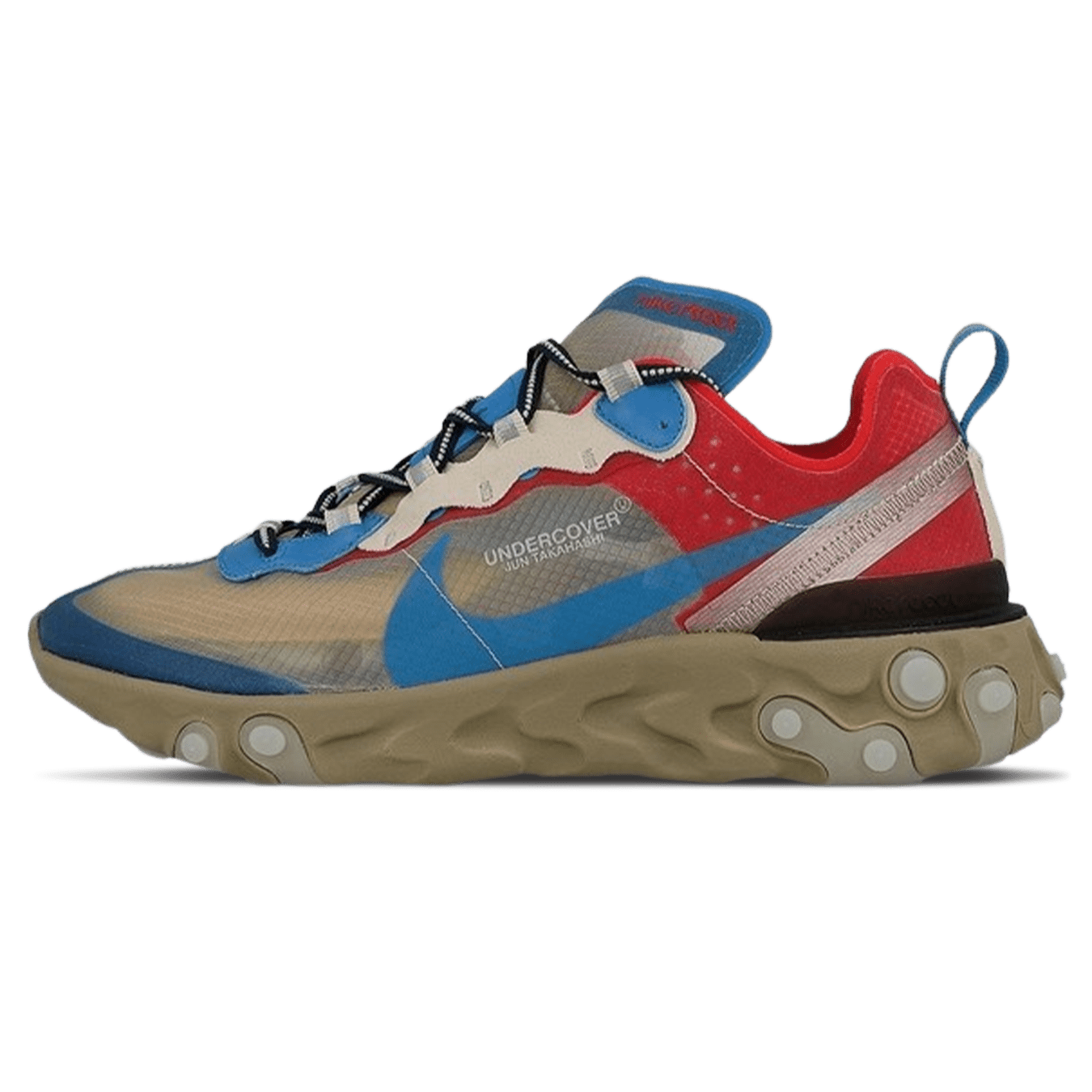 Undercover x Nike React Element 87 'Light Beige' — UK 3 | EU 35.5 | US 3.5 — Front View