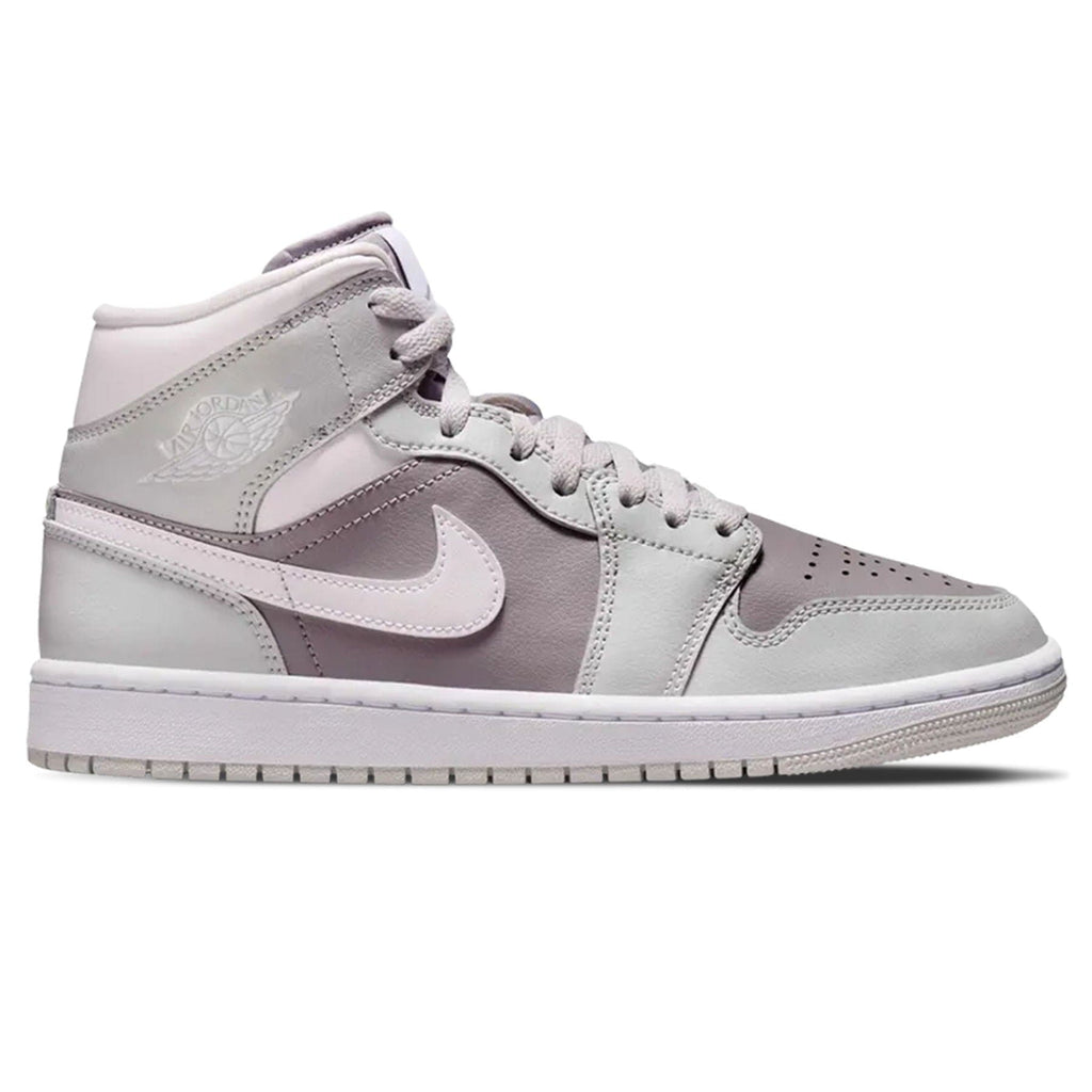 Air Jordan 1 Mid Wmns 'Photon Dust Atmosphere Grey' — UK 2.5 | EU 35.5 | US 5 — Side View