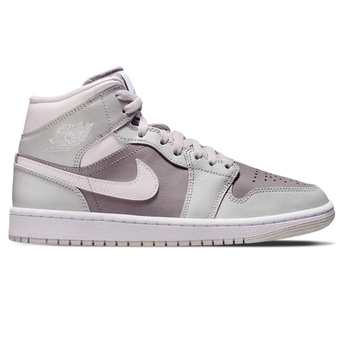 Air Jordan 1 Mid Wmns 'Photon Dust Atmosphere Grey' — UK 2.5 | EU 35.5 | US 5 — Side View