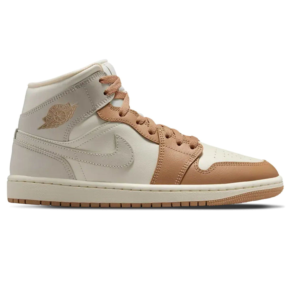 Air Jordan 1 Mid Wmns 'Pale Ivory Hemp' — UK 2.5 | EU 35.5 | US 5 — Side View