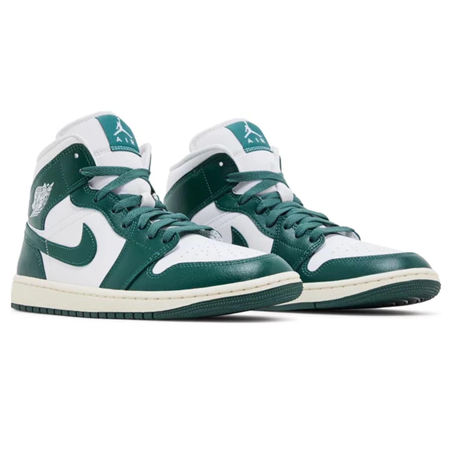 Air Jordan 1 Mid Wmns 'Oxidized Green' — UK 2.5 | EU 35.5 | US 5 — Back View