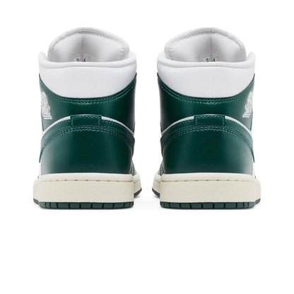 Air Jordan 1 Mid Wmns 'Oxidized Green' — UK 2.5 | EU 35.5 | US 5 — Top View