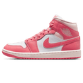 Air Jordan 1 Mid Wmns 'Strawberries and Cream' — UK 2.5 | EU 35.5 | US 5 — Front View