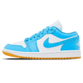 Air Jordan 1 Low Wmns 'Dark Powder Blue Gum' — UK 2.5 | EU 35.5 | US 5 — Front View