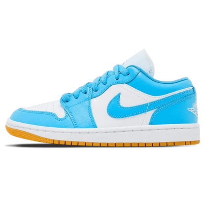 Air Jordan 1 Low Wmns 'Dark Powder Blue Gum' — UK 2.5 | EU 35.5 | US 5 — Front View