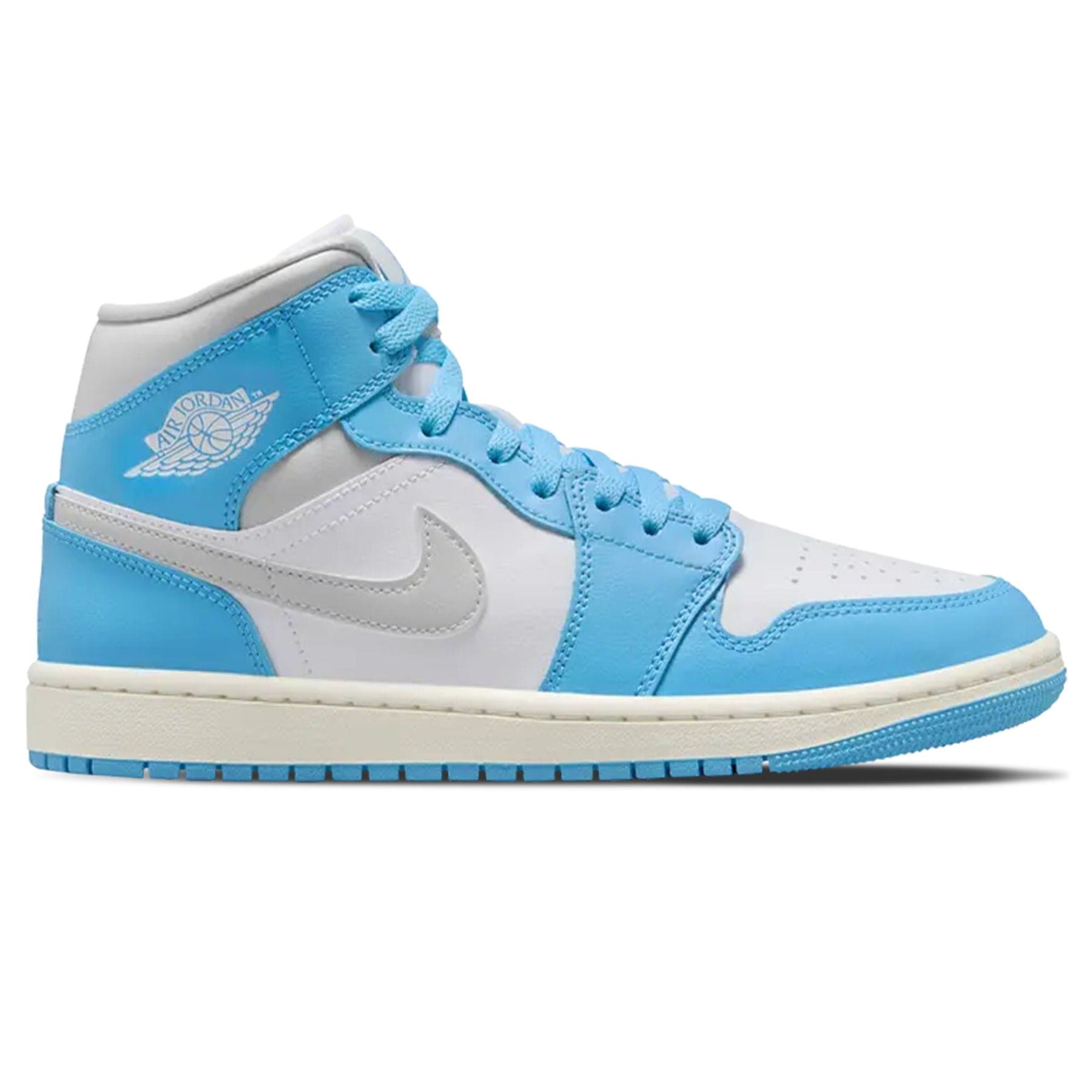 Air Jordan 1 Mid Wmns 'Dark Powder Blue' — UK 2.5 | EU 35.5 | US 5 — Side View