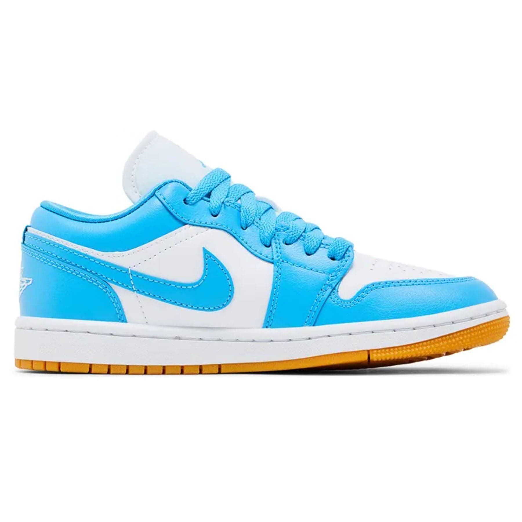 Air Jordan 1 Low Wmns 'Dark Powder Blue Gum' — UK 2.5 | EU 35.5 | US 5 — Side View