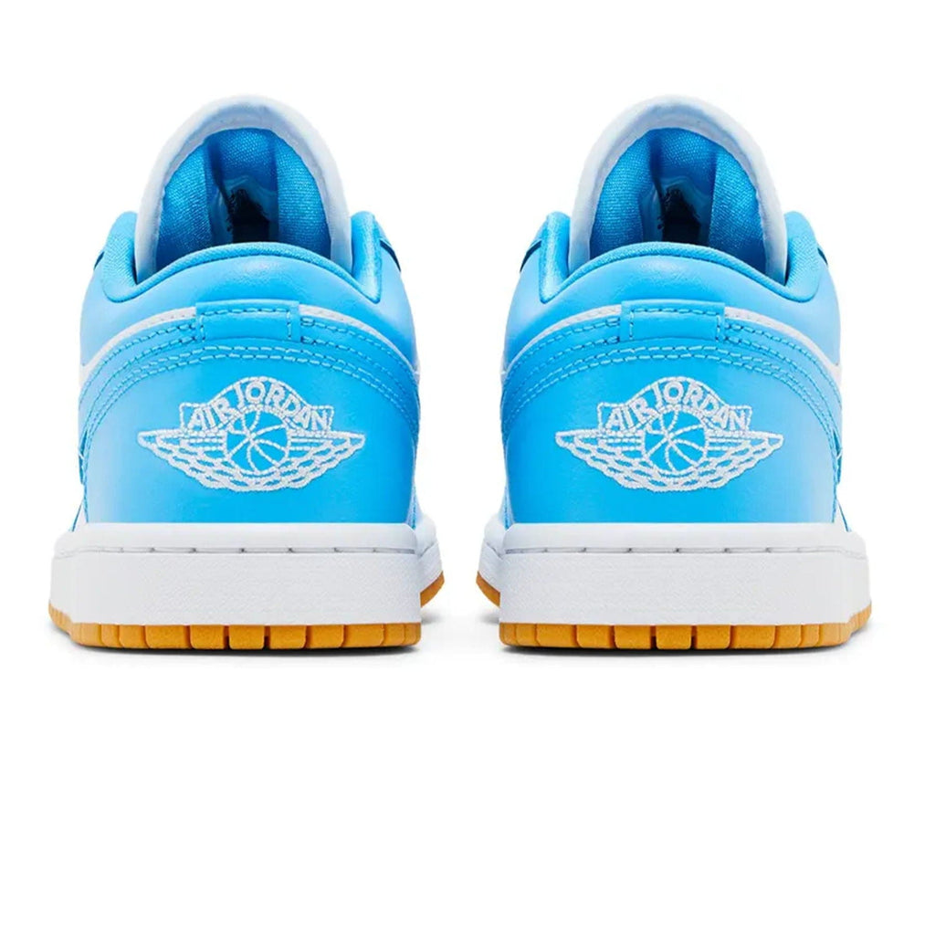 Air Jordan 1 Low Wmns 'Dark Powder Blue Gum' — UK 2.5 | EU 35.5 | US 5 — Back View