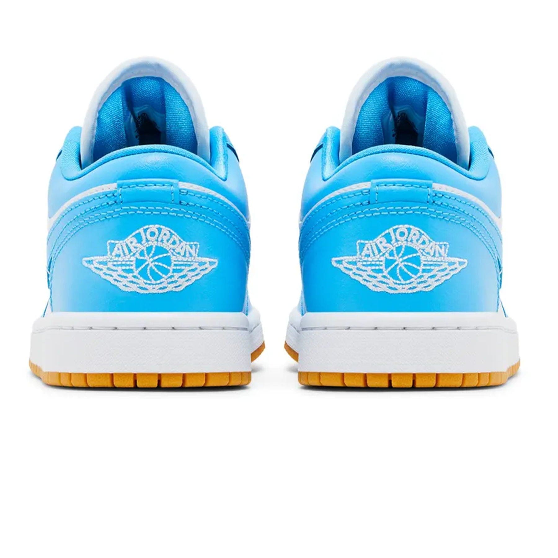 Air Jordan 1 Low Wmns 'Dark Powder Blue Gum' — UK 2.5 | EU 35.5 | US 5 — Back View
