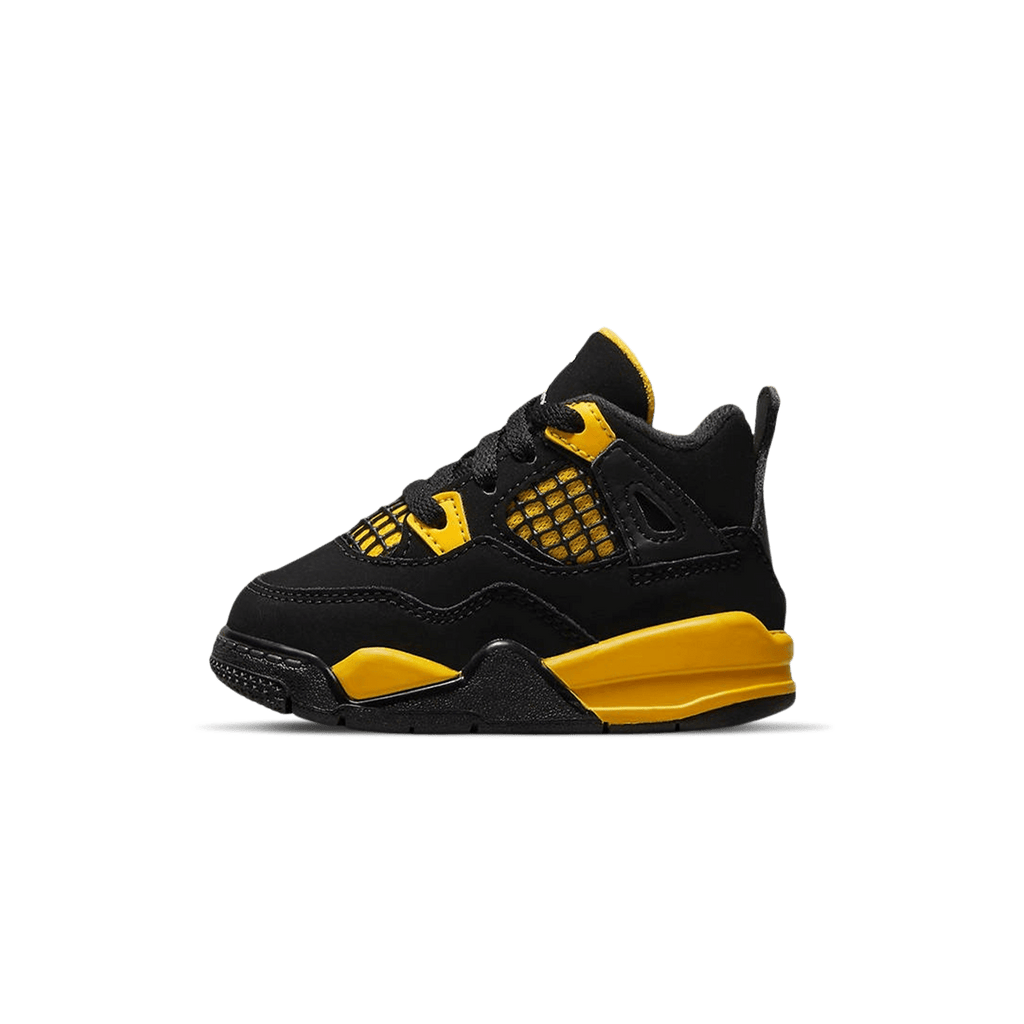 Air Jordan 4 Retro TD 'Thunder' 2023 — UK 0C | EU 15 | US 0C — Front View