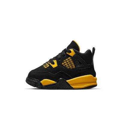 Air Jordan 4 Retro TD 'Thunder' 2023 — UK 0C | EU 15 | US 0C — Front View