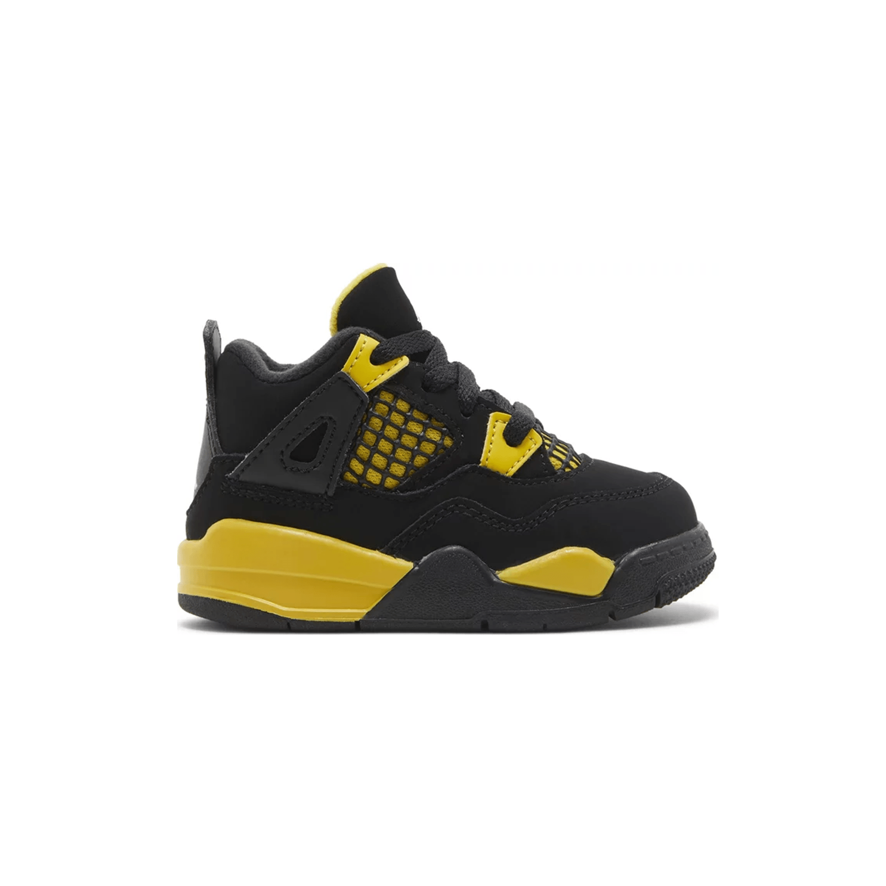 Air Jordan 4 Retro TD 'Thunder' 2023 — UK 0C | EU 15 | US 0C — Side View