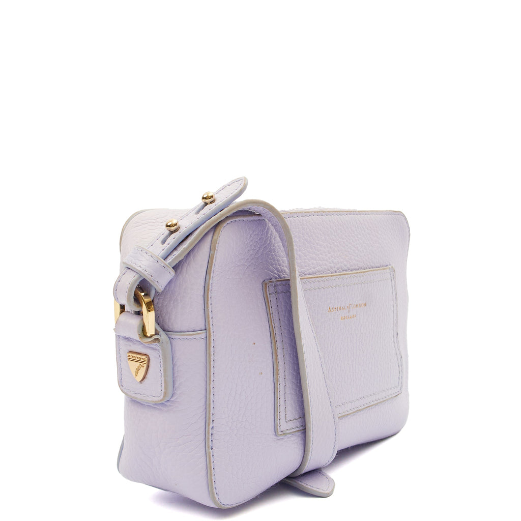 Aspinal of London Cross Body Camera Crossbody in Purple, Leather — Alternate View 8