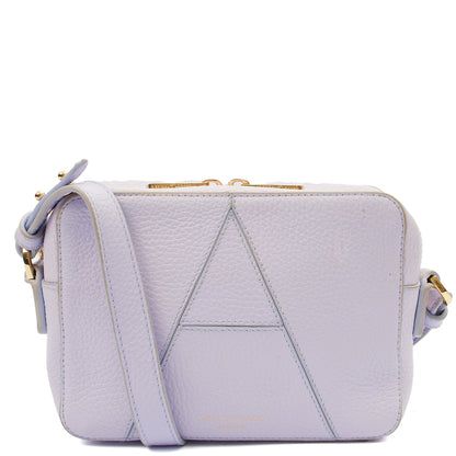 Aspinal of London Cross Body Camera Crossbody in Purple, Leather — Alternate View 7