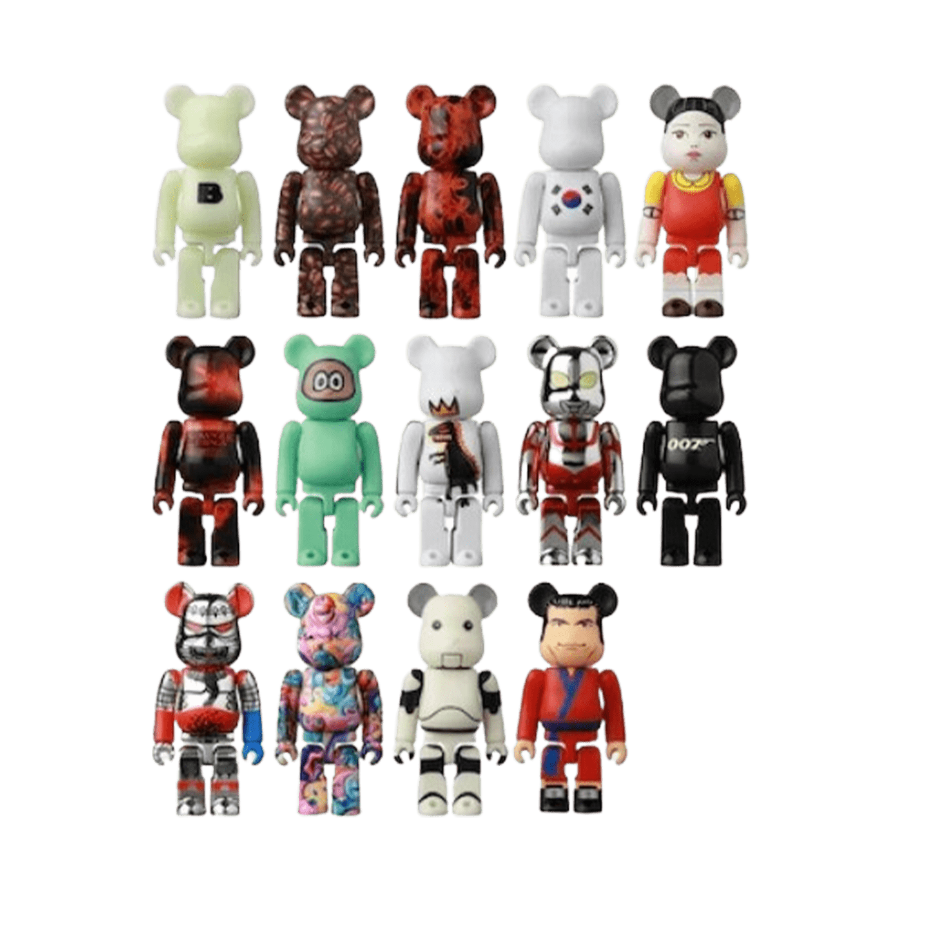Bearbrick Series 44 Sealed Case 100% (24 Blind Boxes) — Front View