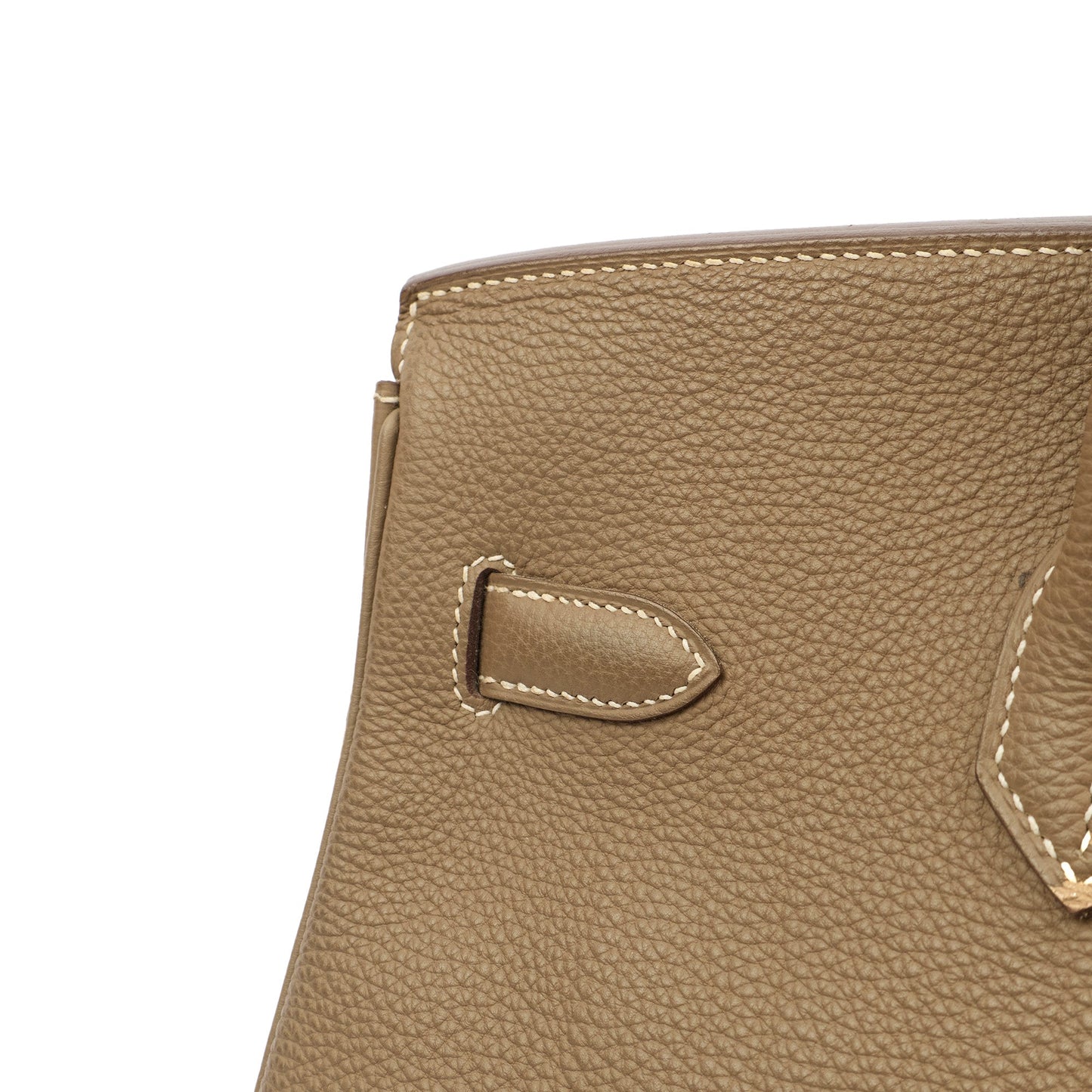 Hermes Tote Birkin 35 in Etoupe, Togo Leather — Alternate View 34