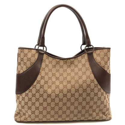 Gucci Tote Tote in GG Supreme, GG Canvas — Back View