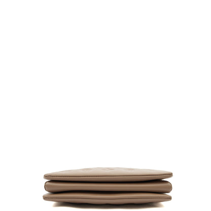 Louis Vuitton Cross Body Coussin PM in Brown, Empreinte Leather — Top View