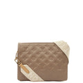 Louis Vuitton Cross Body Coussin PM in Brown, Empreinte Leather — Front View