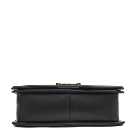 Chanel Shoulder Bag Boy - Medium in Black, Lambskin Leather — Alternate View 15