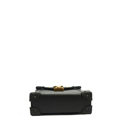 Louis Vuitton Cross Body Pochette Trunk Verticale  in Black, Epi Leather — Top View