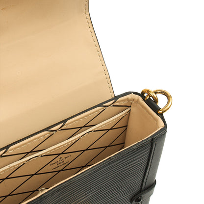 Louis Vuitton Cross Body Pochette Trunk Verticale  in Black, Epi Leather — Alternate View 7