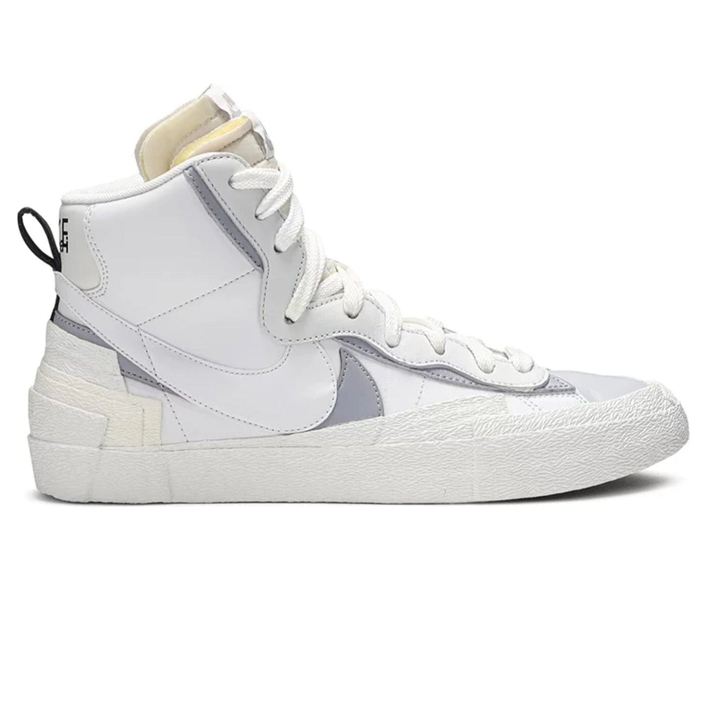 sacai x Blazer Mid 'White Grey' — UK 3 | EU 35.5 | US 3.5 — Side View