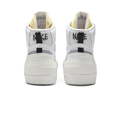 sacai x Blazer Mid 'White Grey' — UK 3 | EU 35.5 | US 3.5 — Detail View