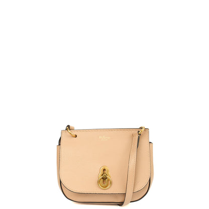 Mulberry Mini Bag Amberley Satchel - Mini in Rose Water, Leather — Front View