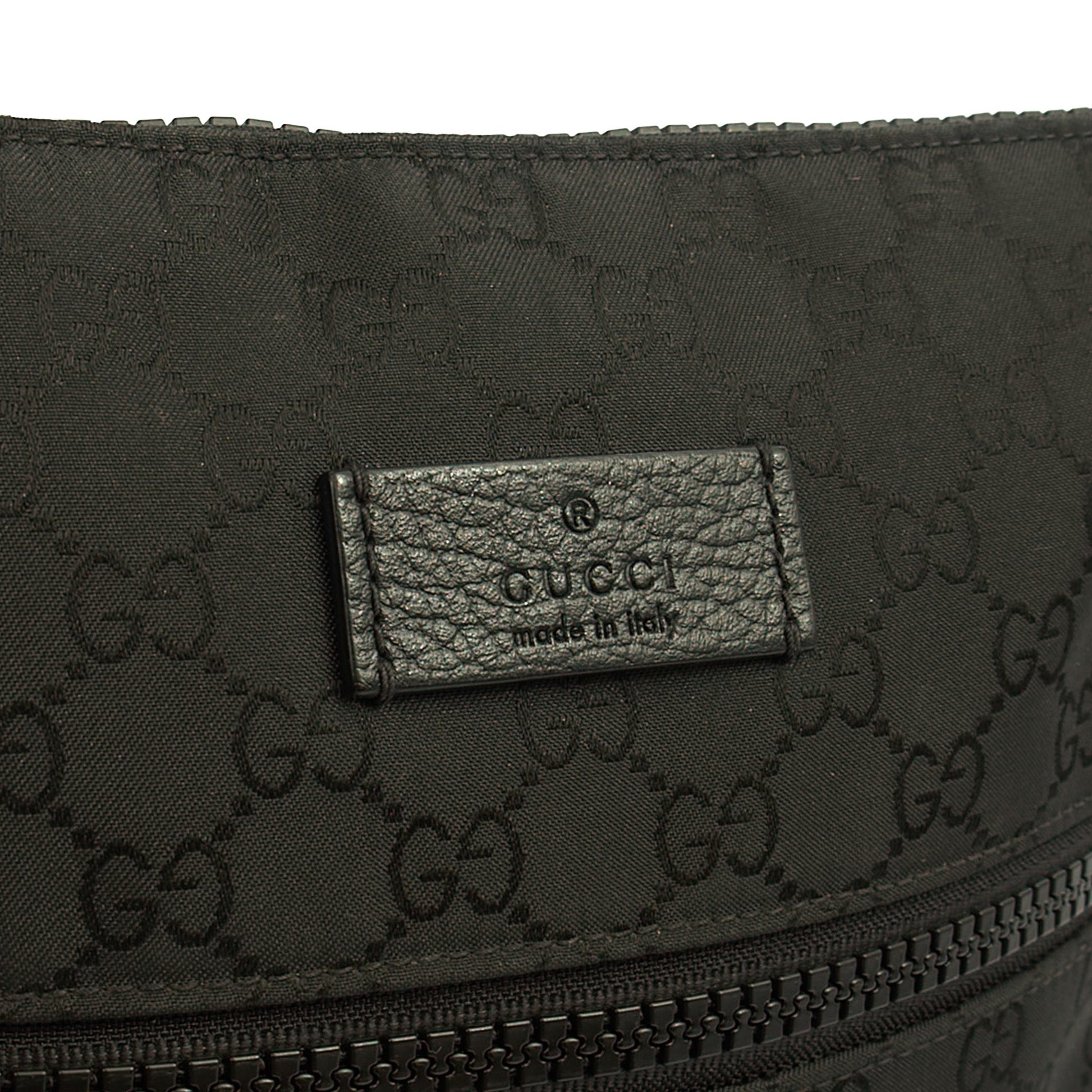Gucci Cross Body Messenger in Black, GG Canvas — Alternate View 12