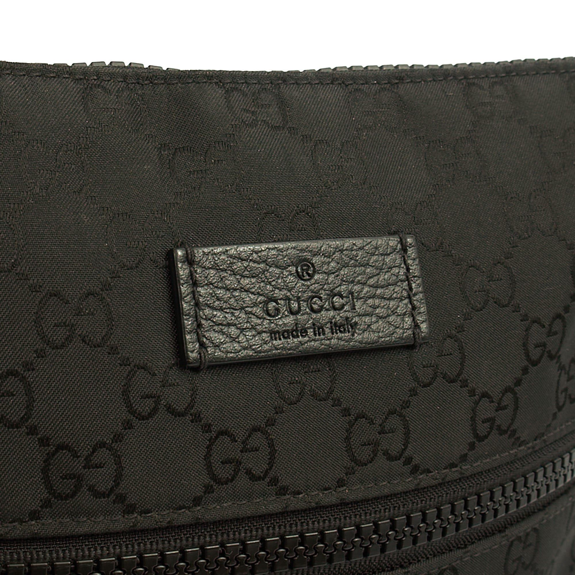 Gucci Cross Body Messenger in Black, GG Canvas — Alternate View 12